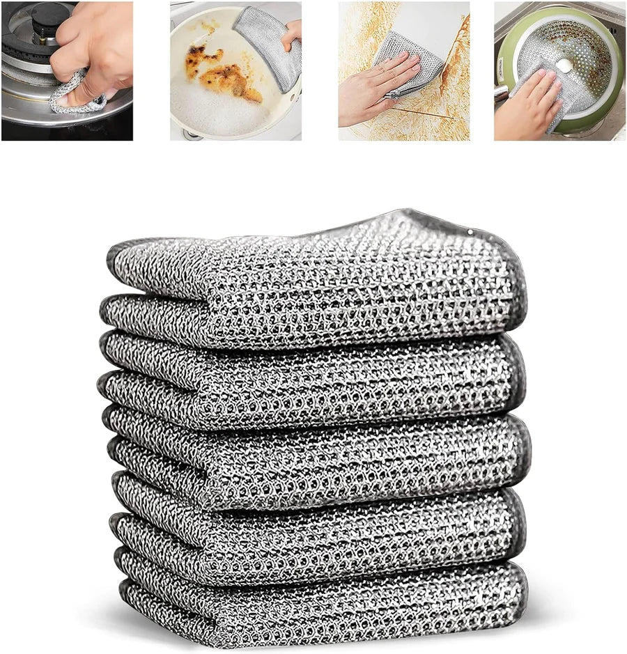 CoollVibe Non Scratch High Quality Dish Wash Cloths